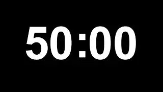 Đồng hồ đếm ngược 50 phút || 50 Minutes Countdown Timer