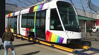 Une nouvelle rame de tramway pour le réseau Irigo