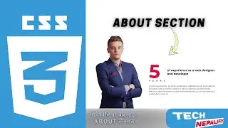 CSS Personal Portfolio About Section // Portfolio Website // Learn CSS in Nepali #40