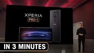 Sony Xperia Pro-I launch event in 3 minutes