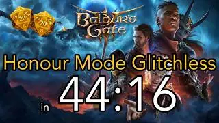 Baldur's Gate 3 - Honour Mode Glitchless in 44:16