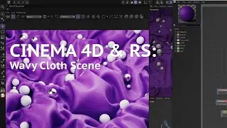 Cinema 4D and Redshift: Wavy Cloth Tutorial