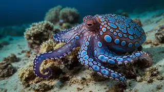 Octopus vs Shark: Underwater Showdown! #scienceexploration #OctopusVsShark  #OceanPredators