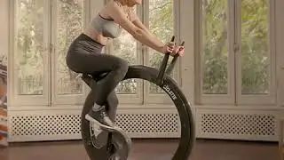 This one wheeled trainer is a functional and stylish addition to your indoor gym  HD