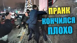 ПРАНК - кончился дракой / Проблемы из-за съёмок! БОМЖ 3