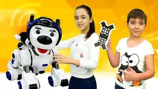 Новое видео распаковка - интерактивный робот Дружок! Роботы игрушки для мальчиков и девочек