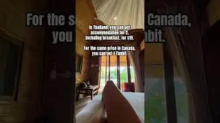 Would you rather live one day in Canada or 30 days in Thailand? 😯 