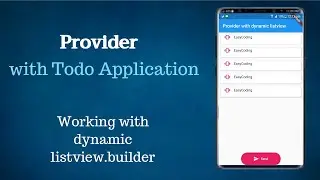 Flutter provider (flutter provider State Management)