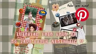 Tutorial edit template aesthetic di pinterest ✨☁️