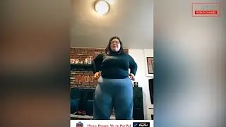SSBBW lady Dancing | bbw girl | ssbbw big booty dance | cute big girl | ssbbw big booty