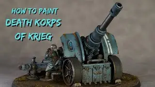 How To Paint : Death Korps Of Krieg Artillery  Team