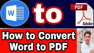 how to convert word to pdf in urdu
