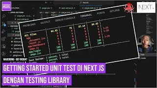 Getting Started Unit Test di Next JS Project dengan Testing Library - Part 1 | MauCoding