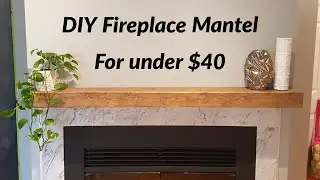 DIY Floating Mantel/Shelf