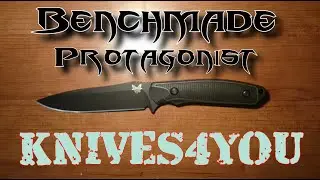 Benchmade: Protagonist Drop Point Fixed Blade w/ Sheath