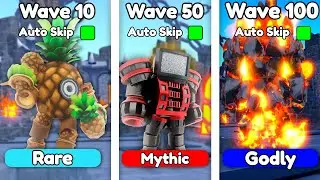 Tropical Crate Units Vs Endless Mode (Toilet Tower Defense)