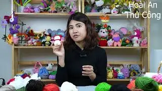 Làm chú mèo đội mũ cà chua - [PART 4] | Hoài An Thủ Công