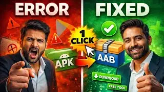 APK to AAB in 1 Click 😳🔥 Free Tool (Play Store Fix)