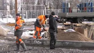 Теплотрасса на проспекте Стачек