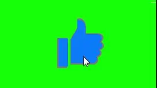 Green Screen Animated Like Button