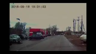 СТРАШНАЯ АВАРИЯ В РАХЬЕ - СТОЛКНОВЕНИЕ МОТОЦИКЛИСТА И АВТОМОБИЛЯ