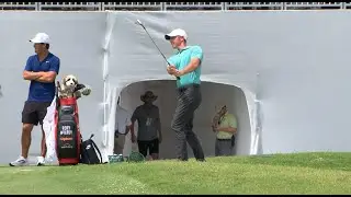 Rory McIlroy / Pre-Round Short Game Practice + Cameron Smith