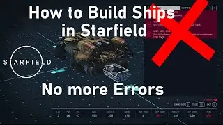#starfield #quickguide How to get rid of errors in the Shipbuilder of Starfield