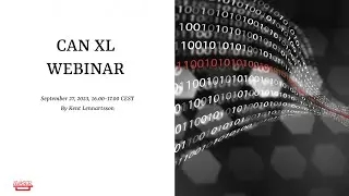 Kvaser Presenting: CAN XL webinar
