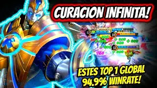 NO ALLIES DIE! INFINITE CURE! ESTES TOP 1 GLOBAL 94.9% WINRATE! | MOBILE LEGENDS