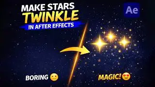 Make Twinkling Stars ✨ in After Effects (Easy Tutorial!)