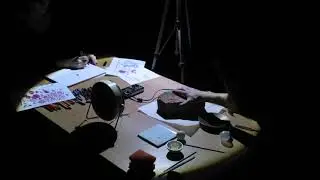 On the table: Alexander Markvart & Axinya Sarycheva