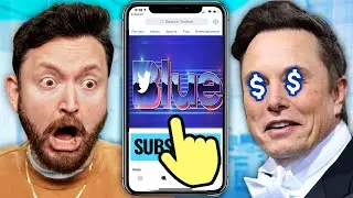 She signed him up for Twitter Blue?