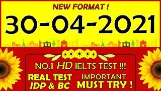 🔥IELTS LISTENING PRACTICE TEST 2021 WITH ANSWERS | 30.04.2021