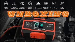 NEXPEAK NC201 12V and 24V Smart Fully Automatic Battery Charger - UNBOXING