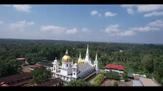 Lourdes Matha Church, Mammoodu HELICAM VIEW