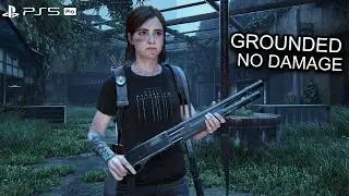 The Last Of Us 2 Aggressive & Stealth Gameplay ( GROUNDED / NO DAMAGE ) | 4K/60FPS