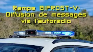 Diffusion de messages pré-enregistrés avec la rampe lumineuse Bifrost-V