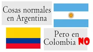 Cosas normales en Argentina 🇦🇷 pero en  Colombia 🇨🇴 NO😱❌