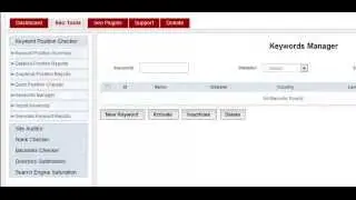 Seo panel keyword position checker steps
