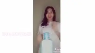 shaking #boobs NO BRA CHALLENGE Indonesian girls