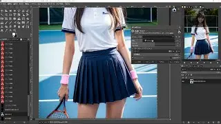 GIMP 2.10 【色相･クロマ】で色を付ける。
