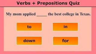 Prepositions Quiz for You | Fast 15 questions | English Grammar
