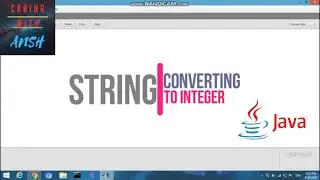 JAVA PROGRAM TO CONVERT STRING TO INTEGER DATATYPE || CONVERTING STRING DATATYPE TO INTEGER DATATYPE