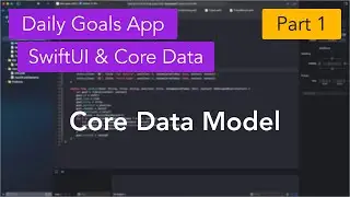 SwiftUI App with Core Data | Part 1 | Model