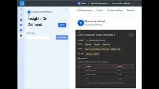 Askdata - User Guide - Data Card Editor - On-Demand Query