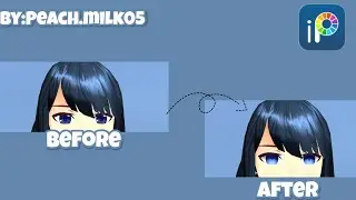 TUTORIAL SHADING MATA SAKURA TERSIMPLE!🙀 DI IBIS PAINT X #sakuraschoolsimulator #tutorial