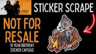 Not For Resale Sticker Scrape 