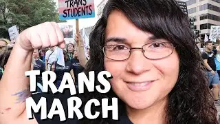 Trans Protestors At National Trans Visibility March