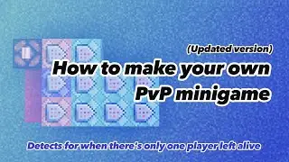 How to make your own PvP minigame [UPDATED] | Minecraft Command Blocks