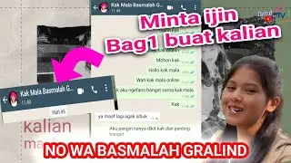 TERNYATA DI BOLEHIN.. no wa kak basmalah gralind asli, minta ijin buat kalian 😱😍